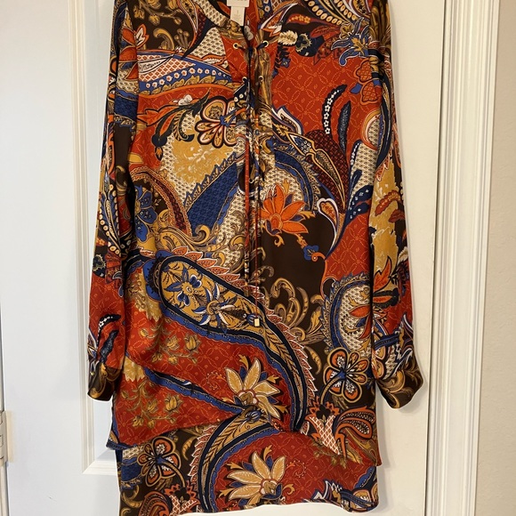 Chicos long sleeve multicolored tunic. - Picture 1 of 2